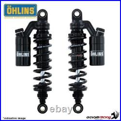 Ohlins S36E 337mm Length Black Shock Absorbers HD Sportster XL1200X Forty Eight