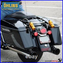 Ohlins S36E 337mm Length Black Shock Absorbers for HD XL883 Sportster 2004