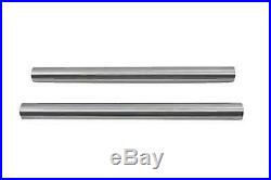Raw Machined Steel 41mm Fork Tube Set with 20 Total Length For Harley-Davidson