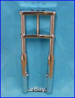 STOCK LENGTH CHROME FRONT triple TREES FORKS HARLEY softail dyna wide glide