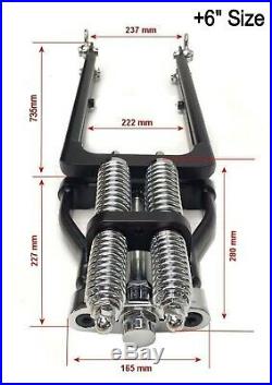 Springer Forks for Harley Bobber Chopper Plus 6 Inch Length Black Big Port Class