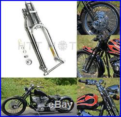 Springer Front End +2 Length For Harley Sportster Bobber Chopper Chrome Arched