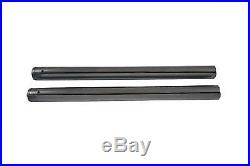 Stock Length Hard Chrome Fork Tube Set, for Harley Davidson, by V-Twin
