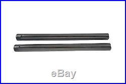 Stock Length Hard Chrome Fork Tube Set, for Harley Davidson motorcycles, by V-Twin