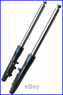 Ultima 117-252 Black Billet 41mm Forks with +4 length for 84-99 Harley Softail