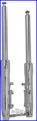 V-Factor 36754 Chrome 41MM Fork Legs Kit Single Brake +2 Length Harley FX 84-99