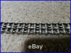 Vtg Harley Primary Chain Motorcycle with Belt Buckle length is 43 inches. 2 row
