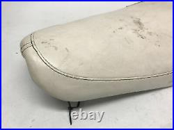 White Leather LePera Full Length Silhouette Seat L865